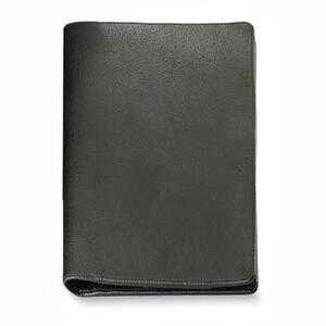 Wirebound Covers,Classic,5-1/2x8-1/2 ,Leather,Black