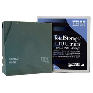 IBM LTO Ultrium 4 Tape Cartridge - LTO Ultrium LTO-4 - 800TB (Native) / 1.6TB (Compressed)