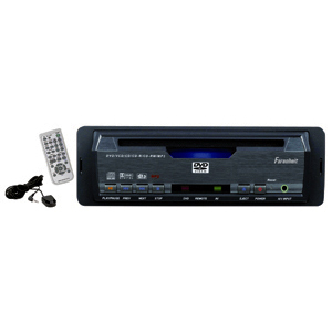 Farenheit DVD-36 Single Din In-DASH DVD Player w/ SD & USB Readers