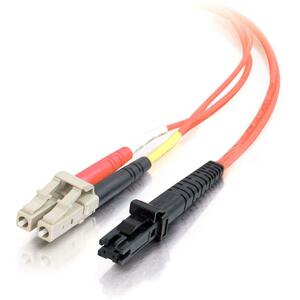 C2G-9m LC-MTRJ 62.5/125 OM1 Duplex Multimode PVC Fiber Optic Cable - Orange