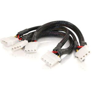 C2G 30in Internal Power Quad Splitter Cable