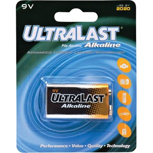 NABC ULA9V UltraLast Alkaline General Purpose Battery