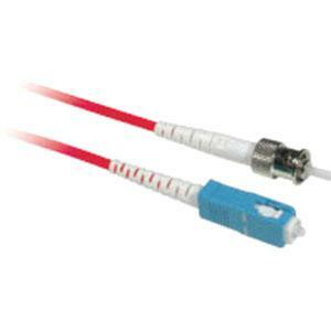 C2G-2m SC-ST 9/125 OS1 Simplex Singlemode PVC Fiber Optic Cable - Red