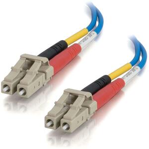 C2G-5m LC-LC 50/125 OM2 Duplex Multimode PVC Fiber Optic Cable - Blue