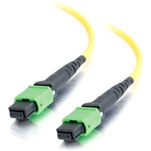 C2G-15m MTP 9/125 OS1 Singlemode Fiber Optic Cable (Plenum-Rated) - Yellow