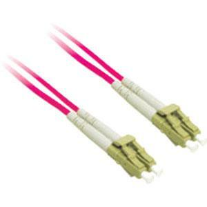 C2G-1m LC-LC 9/125 OS1 Duplex Singlemode PVC Fiber Optic Cable - Red