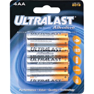 NABC UltraLast ULA4AA Alkaline General Purpose Battery