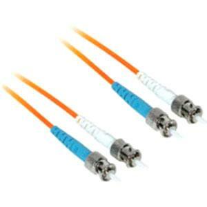 C2G-10m ST-ST 50/125 OM2 Duplex Multimode PVC Fiber Optic Cable (LSZH) - Orange