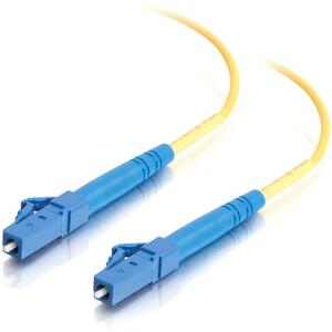 C2G-3m LC-LC 9/125 OS1 Simplex Singlemode PVC Fiber Optic Cable (LSZH) - Yellow