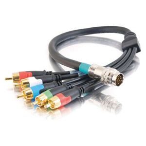 C2G RapidRun Component Video & Stereo Audio V.2 Break-Away Flying Cable