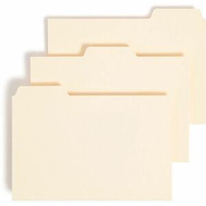  Smead Card Guide, Plain 1/3-Cut Tab (Blank), 6W x 4H,  Manila, 100 per Box (56030) : Manila File Folders : Office Products