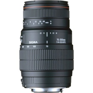 Sigma 70-300mm F4-5.6 APO DG Macro Telephoto Zoom Lens