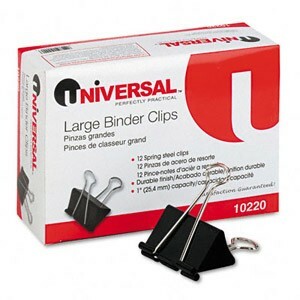 Universal Binder Clip