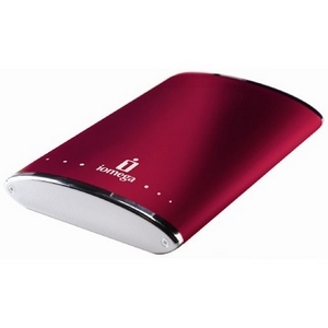 LenovoEMC eGo Portable 320 GB Hard Drive - External - Ruby Red