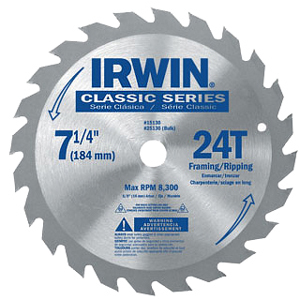 IRWIN Classic Series 25130 Circular Saw Blade