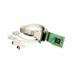 Brainboxes 4 Port RS-232 Universal low-profile Multiport Serial Adapter