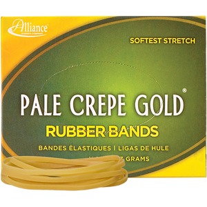 Rubber Bands, Size 33, 1/4lb, 3-1/2x1/8 , Crepe