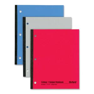 Wireless Notebook, College Rule, 80 Sheets, 11x9 , Asst