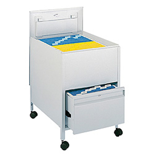 Safco Locking Mobile File Cart