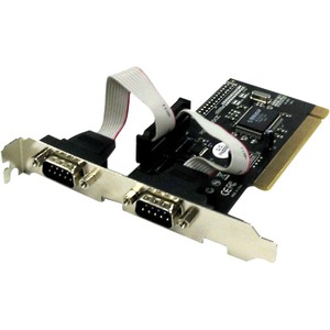 Bytecc 2-port PCI Serial Adapter - Plug-in Card - PCI - PC