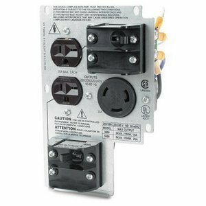 APC - Backplate Kit - 1, 2 x NEMA L6-30R, NEMA 6-20R Female, Female