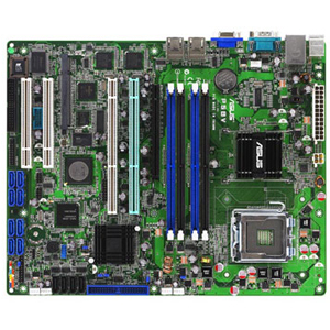 Asus P5BV/SAS Server Motherboard - Intel Chipset - Socket T LGA-775 - ATX