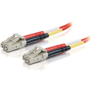 C2G-3m LC-LC 62.5/125 OM1 Duplex Multimode PVC Fiber Optic Cable - Red