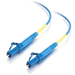 C2G-5m LC-LC 9/125 OS1 Simplex Singlemode Fiber Optic Cable (Plenum-Rated) - Blue
