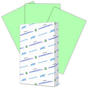 Hammermill Fore Super Premium Paper, Green, 8-1/2 x 14 - 500 count