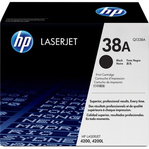 HP 38A (Q1338A) Original Laser Toner Cartridge - Single Pack - Black - 1 Each