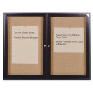 Ghent Outdoor Lockable Bulletin Board