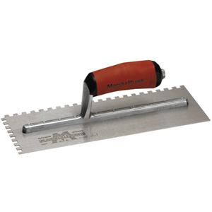 Marshalltown 15709 Notched Trowel with Curved Handle