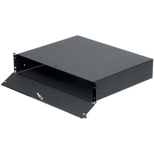 Rack Solutions 2U Lockable Rackmount Box 14in (D) with Hinged Door