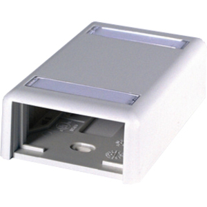 Ortronics OR-404S21X1U Mounting Box - White