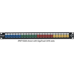 Black Box Multimedia Patch Panel - 1U, 24-Port