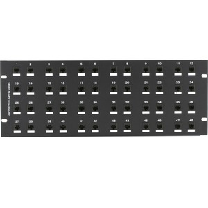 Black Box CAT6 Surge-Protected Patch Panel - 4U, 48-Port