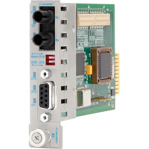 Omnitron Systems Managed Serial RS-232 to Fiber Media Converter