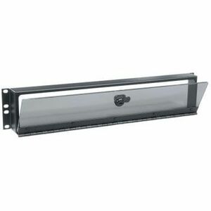 Middle Atlantic 2RU Fixed Security Cover with Hinged Plexi Door