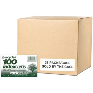 Index Cards, Ruled, 3x5 , 100/PK, White