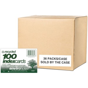 Index Cards, Ruled, 4x6 , 100/PK, White