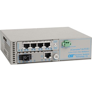 Omnitron Systems iConverter 4-Port T1/E1 Multiplexer