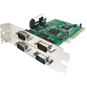 StarTech.com 4 Port PCI RS232 Serial adapter card - PCI - serial - 4 ports