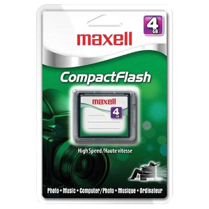 Maxell CFC-104 4 GB CompactFlash - 1 Pack