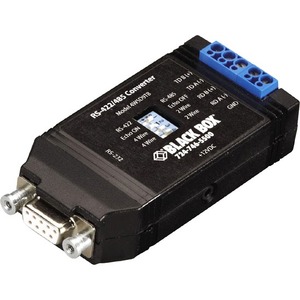 Black Box Async RS232 to RS422/485 Interface Converter - DB9 to Terminal Block