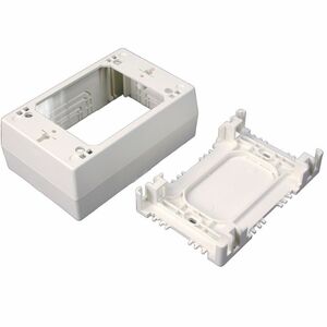 Wiremold Sure-Snap Deep Device Box Fitting - Ivory - TAA Compliant