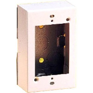 Wiremold Raceway 1-gang Mounting Box