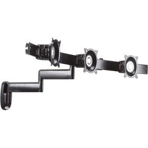 Chief KWD320 Triple Horizontal Monitor Arm Wall Mount