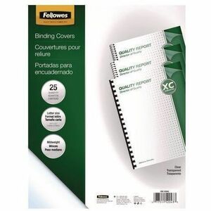 BINDING COVERS CRYSTALS CLEAR LTR SIZE 2
