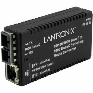 Mini Gigabit Ethernet Media Converter 10/100/1000Base-T to 1000Base-SX/LX