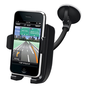 Kensington 66627 Windshield/Vent Car Mount with Sound Amplified Cradle